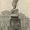 Neznámý autor: Zahalená socha maršálka Radeckého na Malé Straně,  listopad 1918